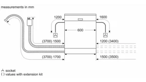 ماشین ظرفشویی توکار بوش مدل SMV69M00IR